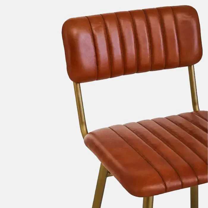 Levain Leather Bar Stool - Image 3