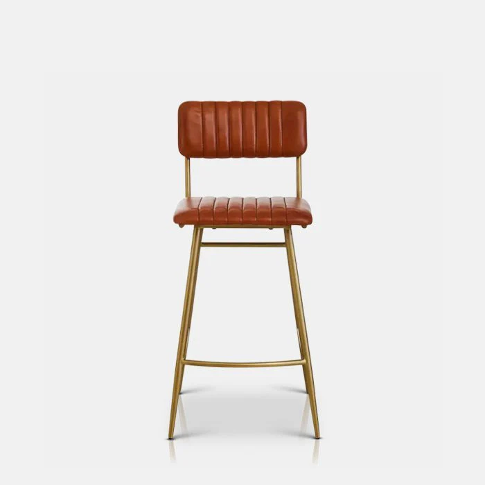 Levain Leather Bar Stool - Image 4