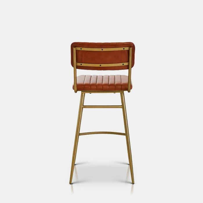 Levain Leather Bar Stool - Image 5
