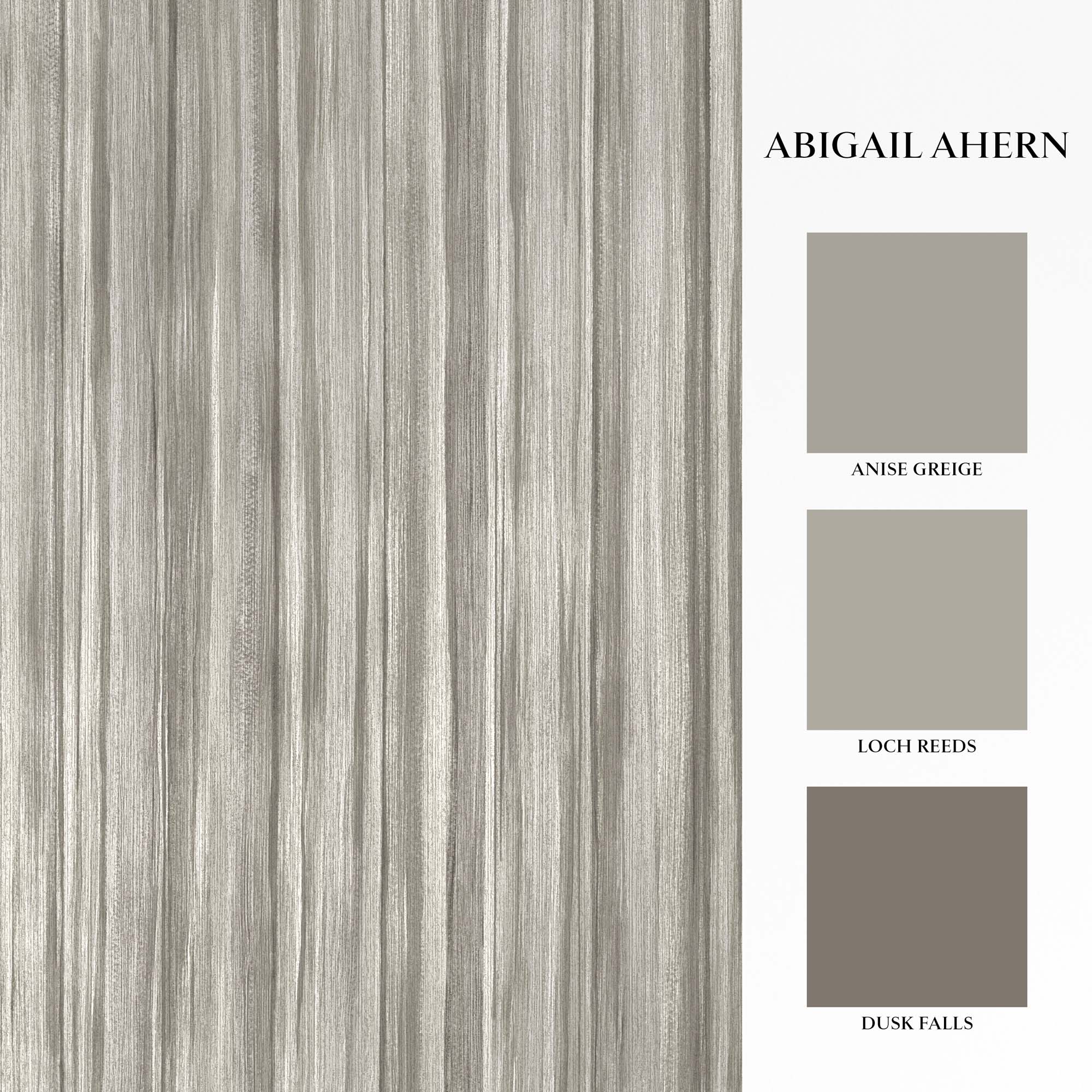 Linear Luxe Wallpaper, Pewter - Image 3