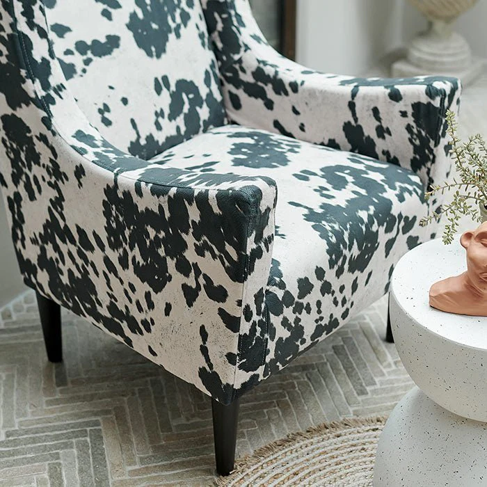 Maisie Cowhide Print Armchair - Image 3
