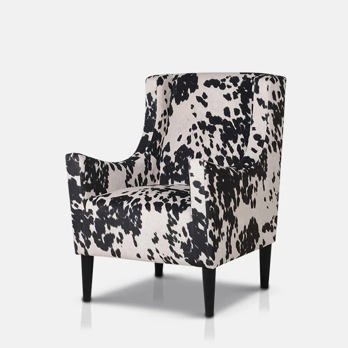 Maisie Cowhide Print Armchair - Image 4