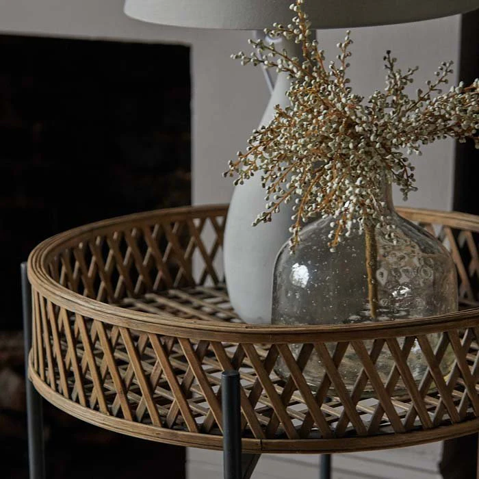 Marino Rattan Side Table - Image 2