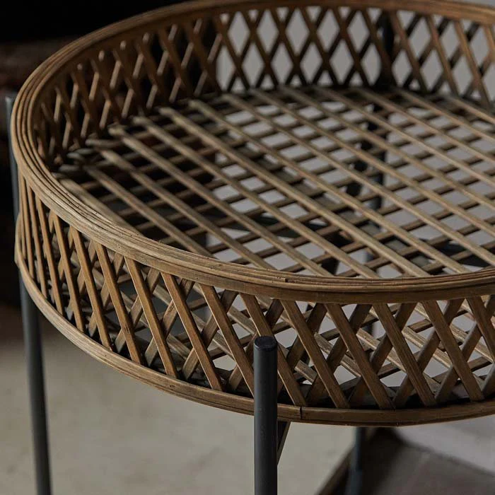 Marino Rattan Side Table - Image 3