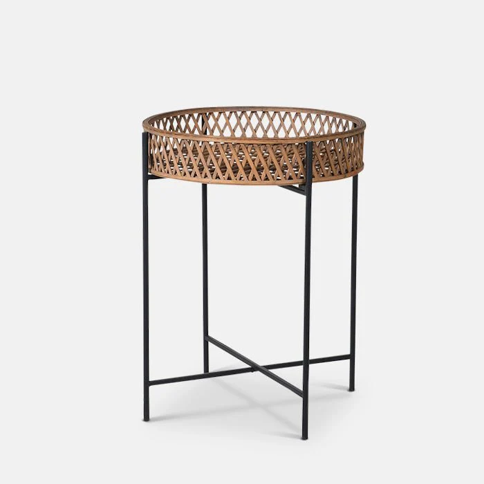 Marino Rattan Side Table - Image 4