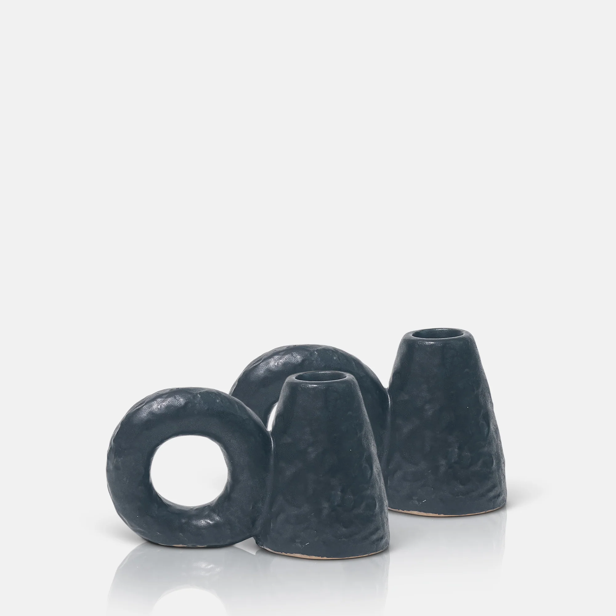 Maris Ceramic Candle Holder - Set of 2 - Image 4