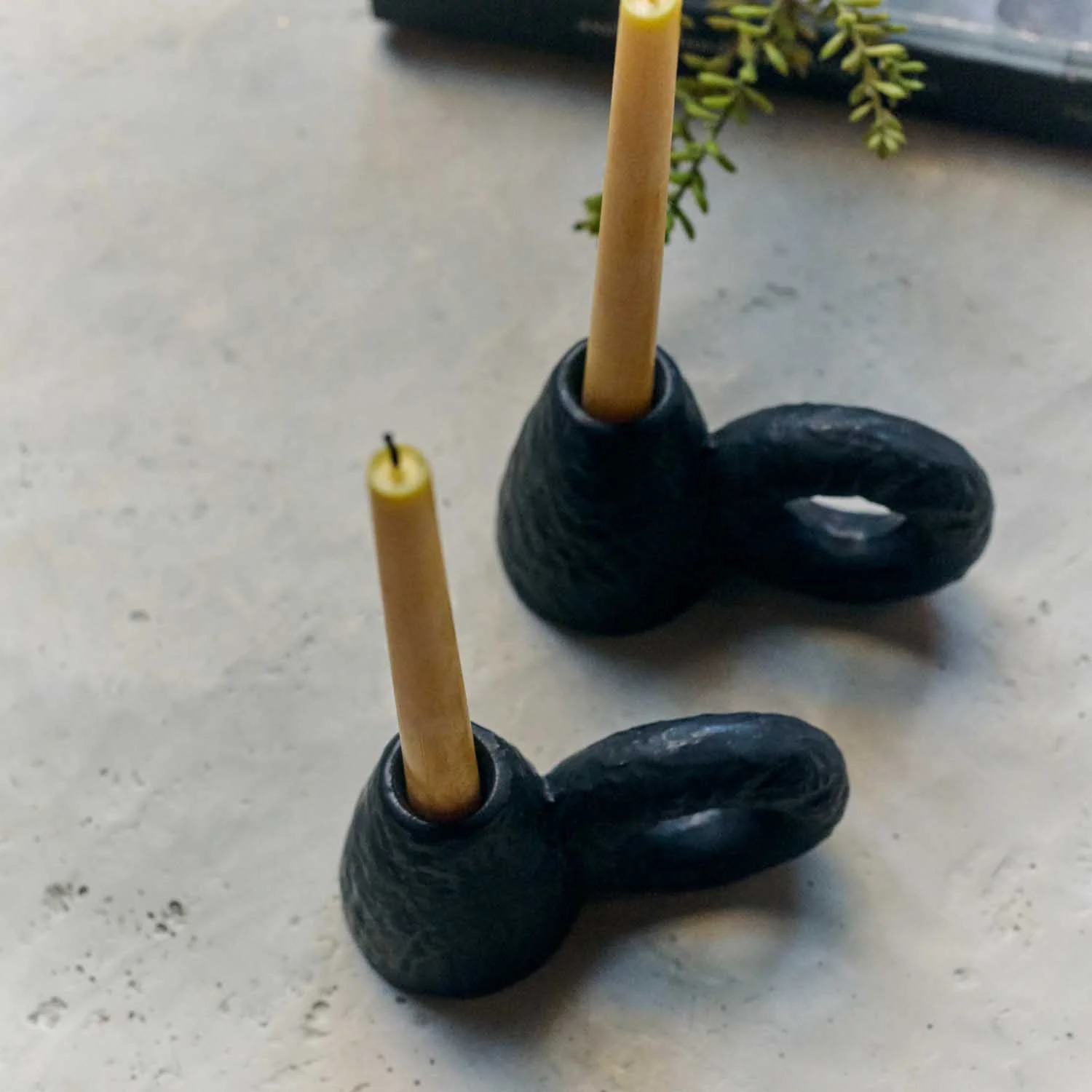 Maris Ceramic Candle Holder - Set of 2 - Image 5