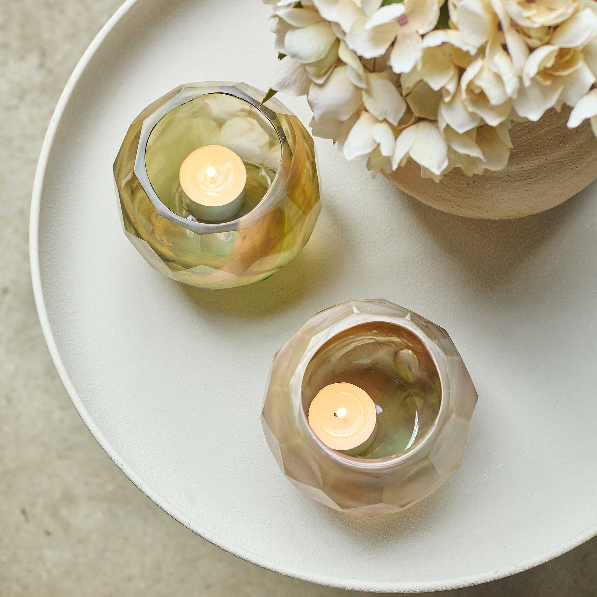 Matteo Glass Tealight Holder - Image 3