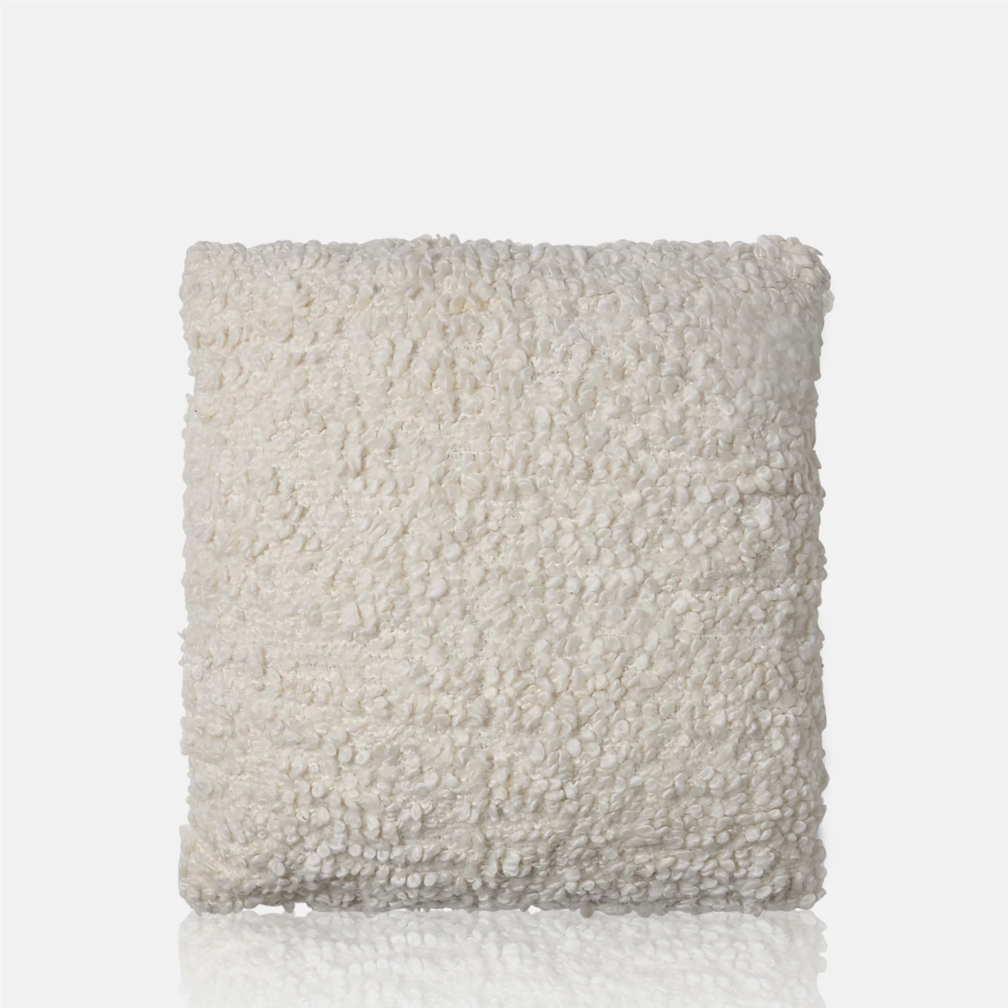 Maud Boucle Cushion, Cream - Image 4