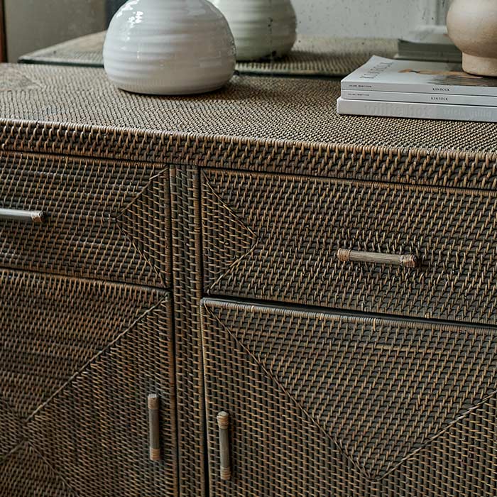 Merida Natural Rattan Cabinet - Image 3