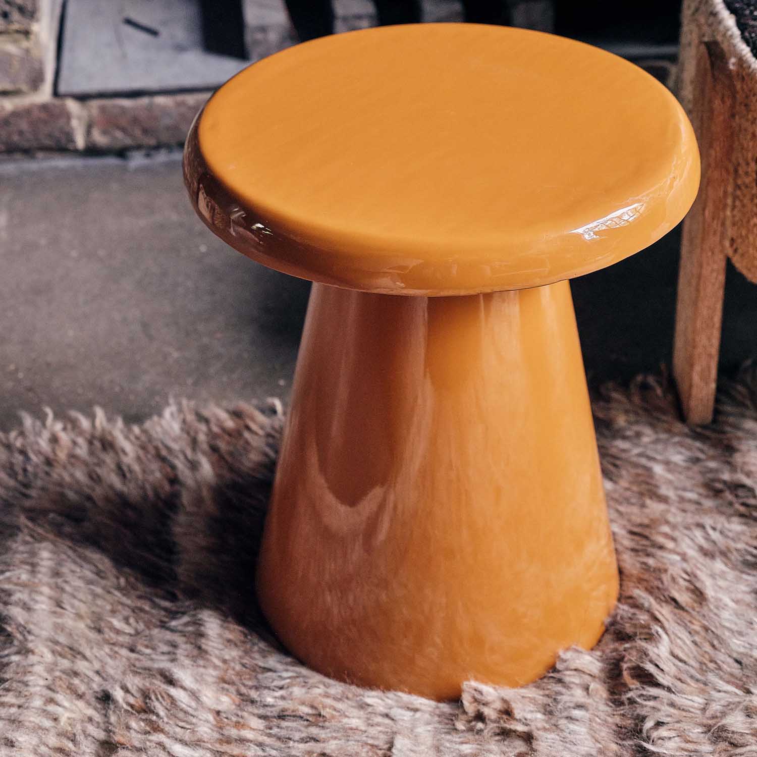 Monroe Enamel Side Table - Image 3