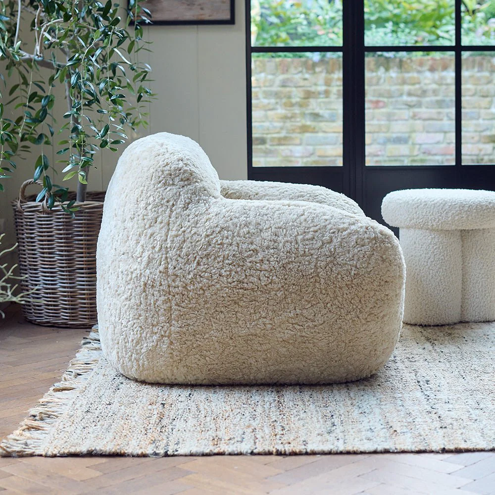 Monroe Faux Shearling Armchair