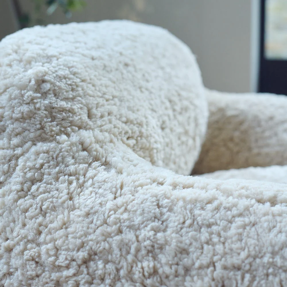 Monroe Faux Shearling Armchair - Image 5