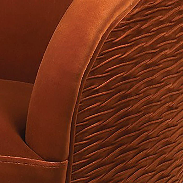 Moore Rust Velvet Armchair - Image 2
