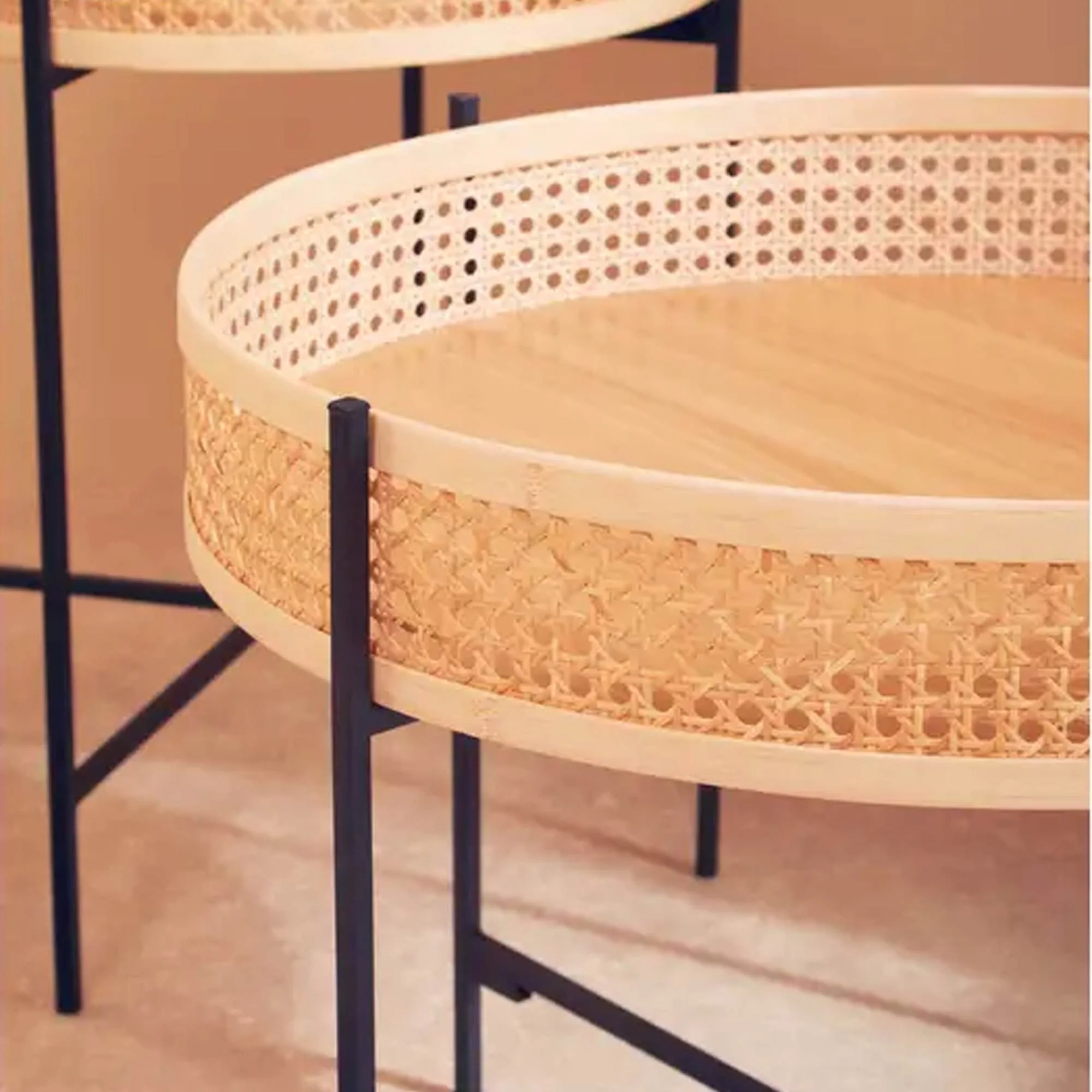 Murray Rattan Coffee Table - Image 3