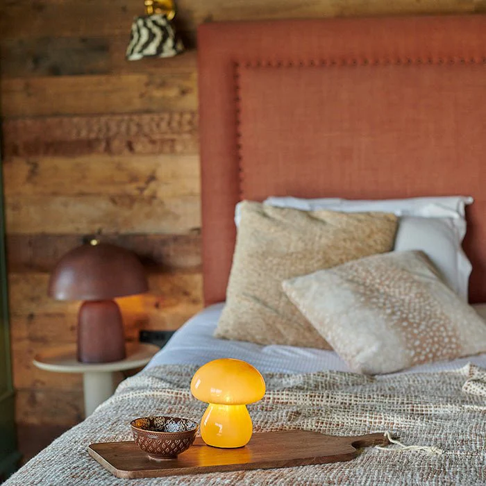 Mushroom Portable Table Lamp, Mango - Image 3