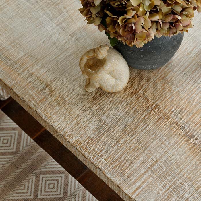 Nagano Carved Wooden Coffee Table - Image 5