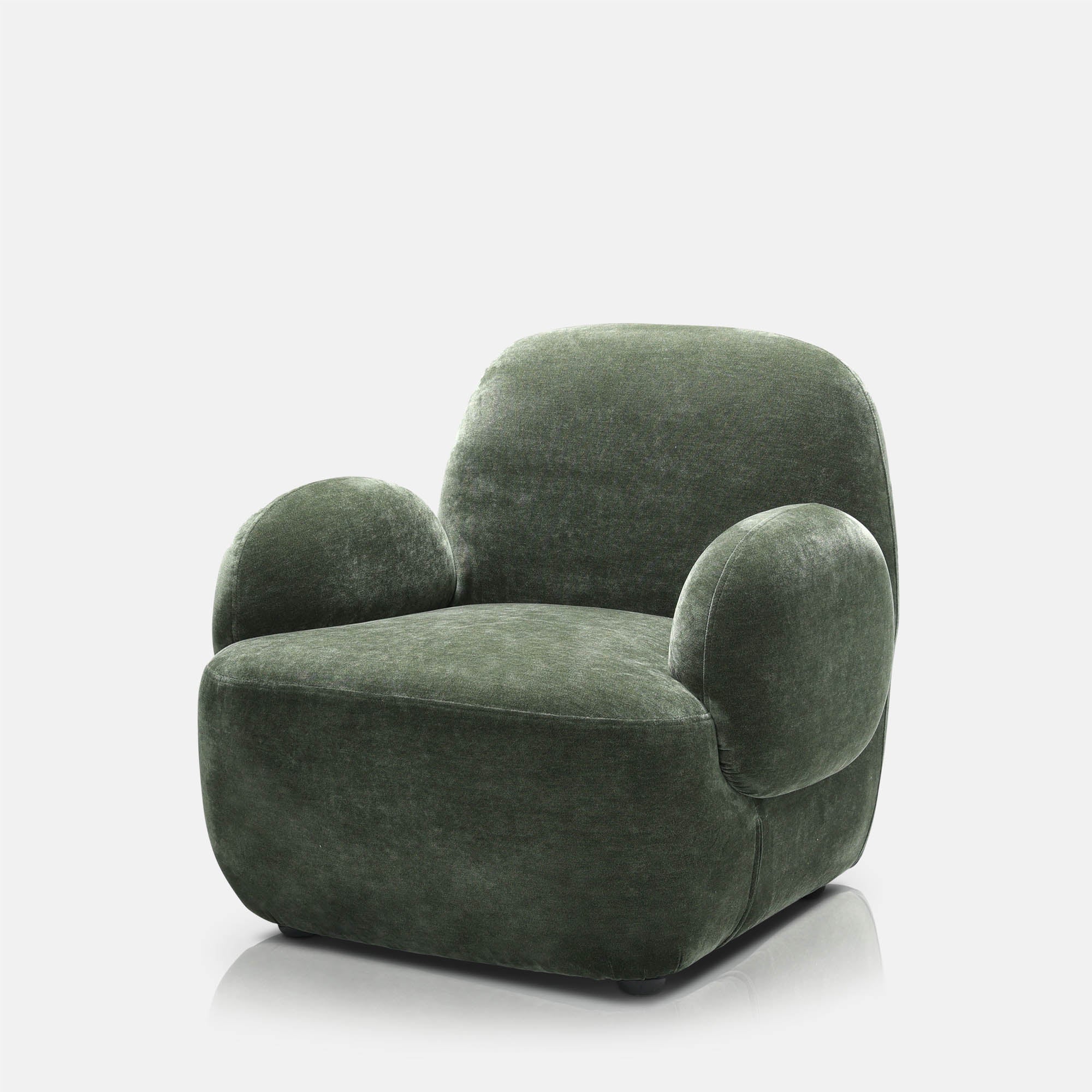 Natasha Curved Armchair - Image 4