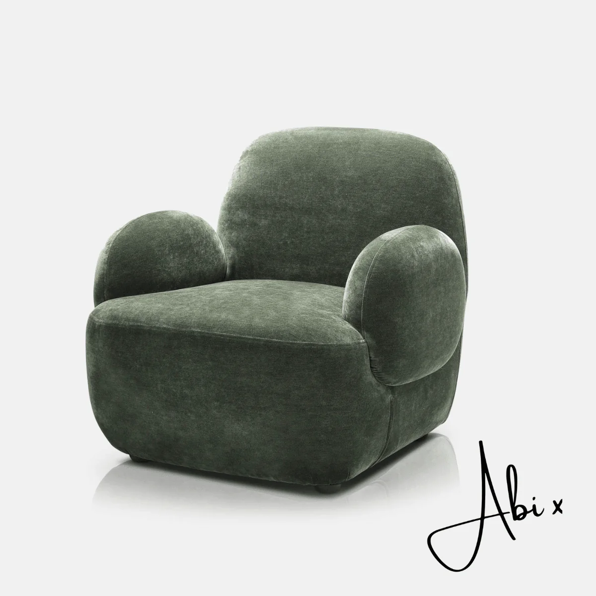 Natasha Curved Armchair - Image 6