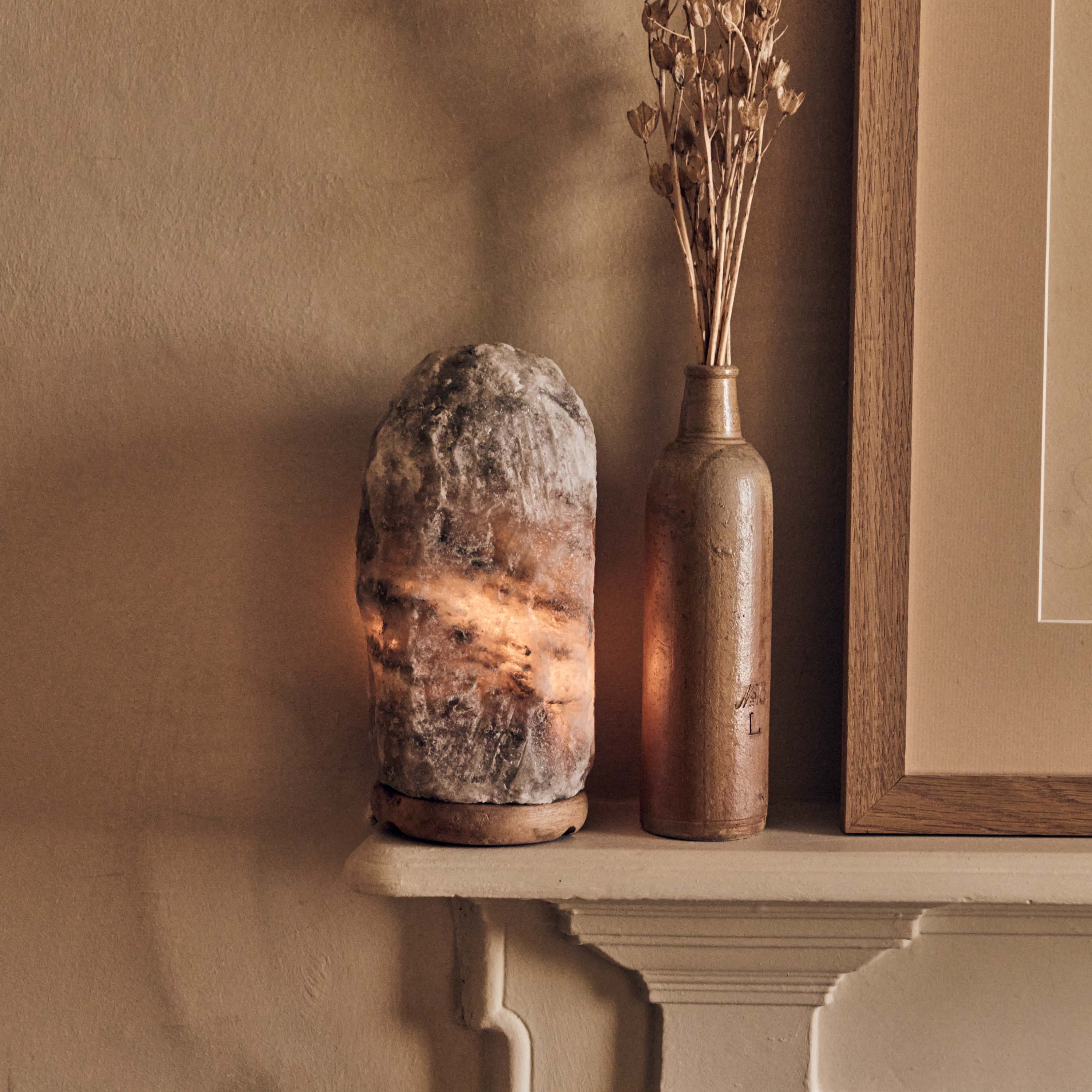 Nepal Natural Salt Lamp, Smoke - Image 2