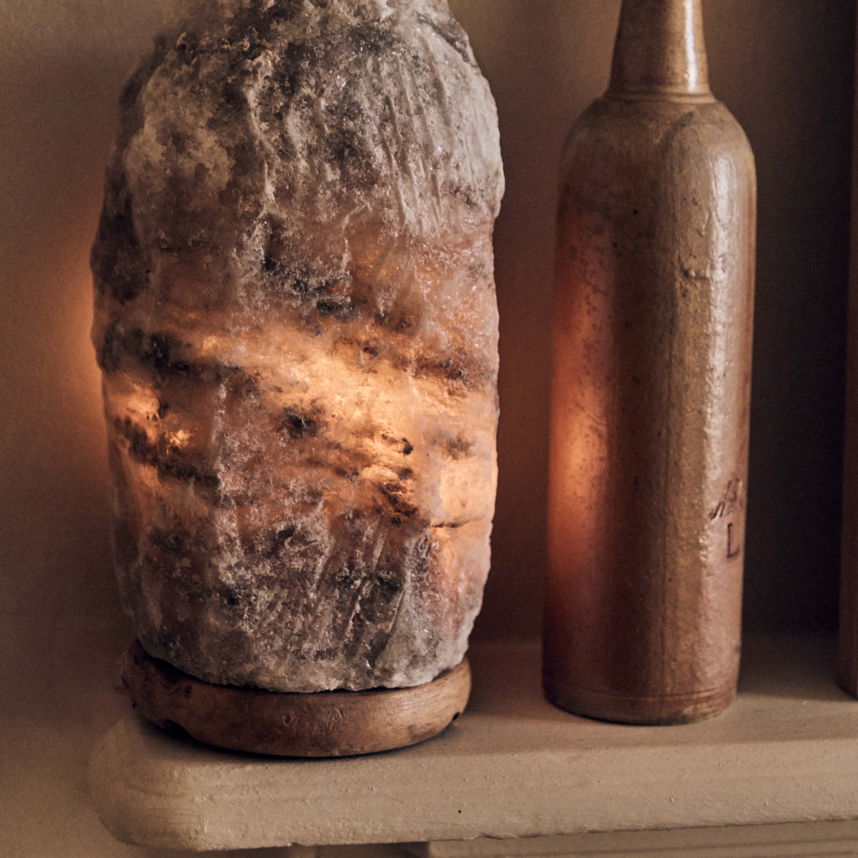 Nepal Natural Salt Lamp, Smoke - Image 3