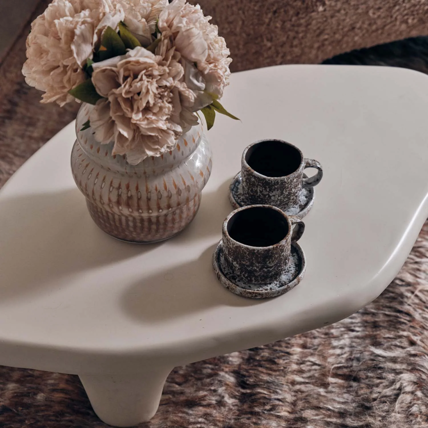 Norman Cup and Saucer, Mocha - Image 3