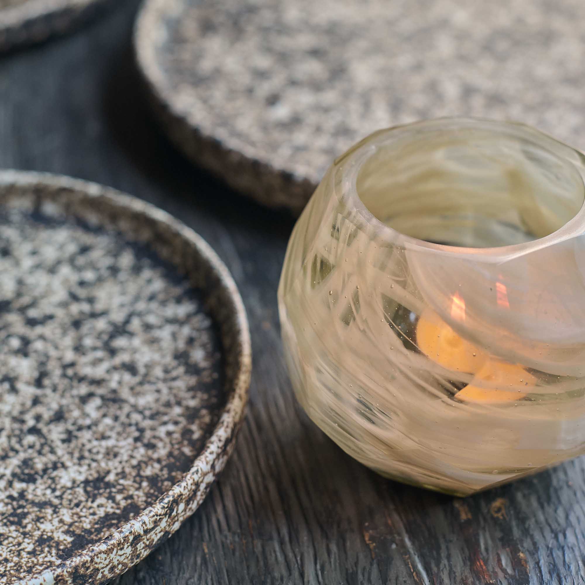 Oleander Glass Candle Holder - Image 3