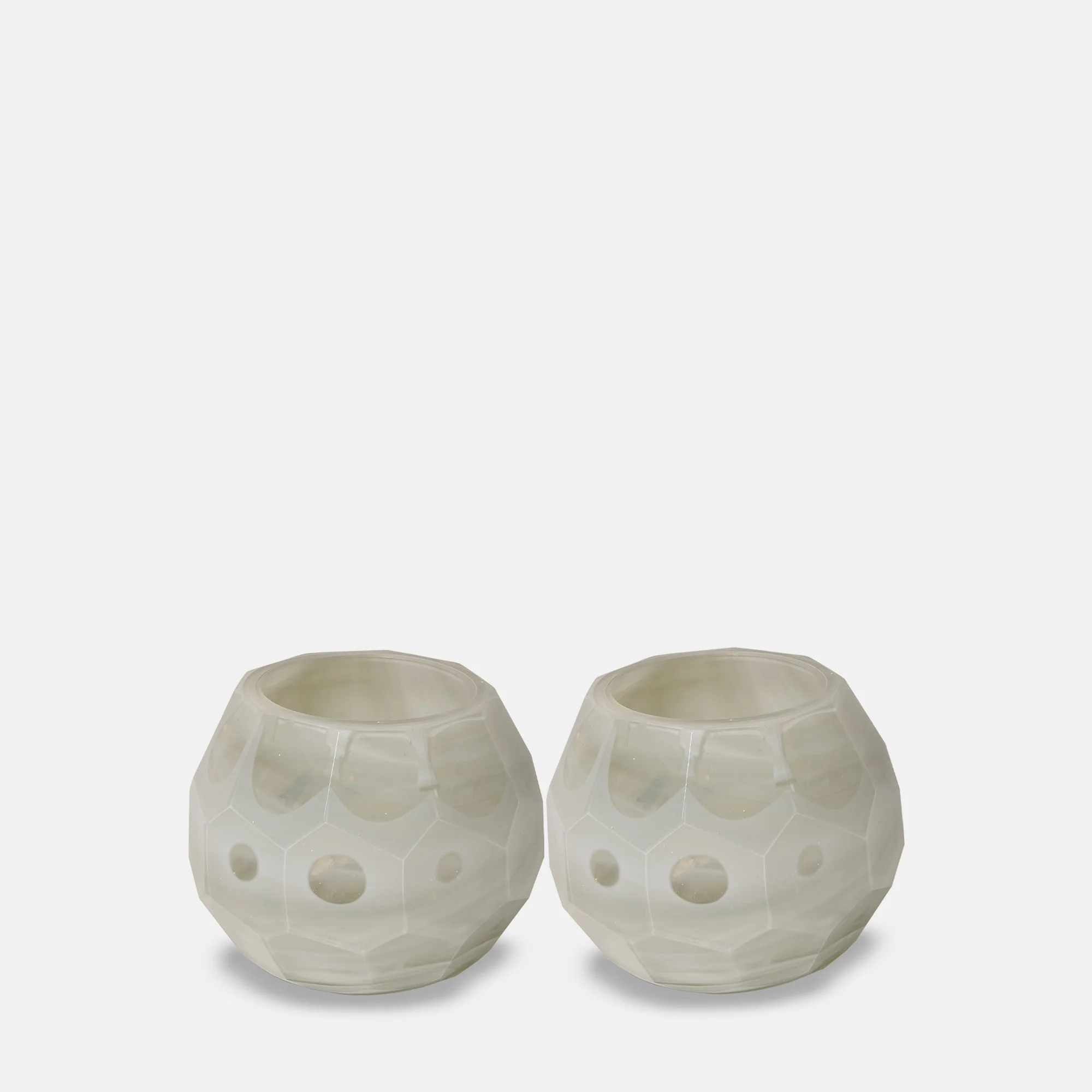 Oleander Glass Candle Holder - Set of 2 - Image 4