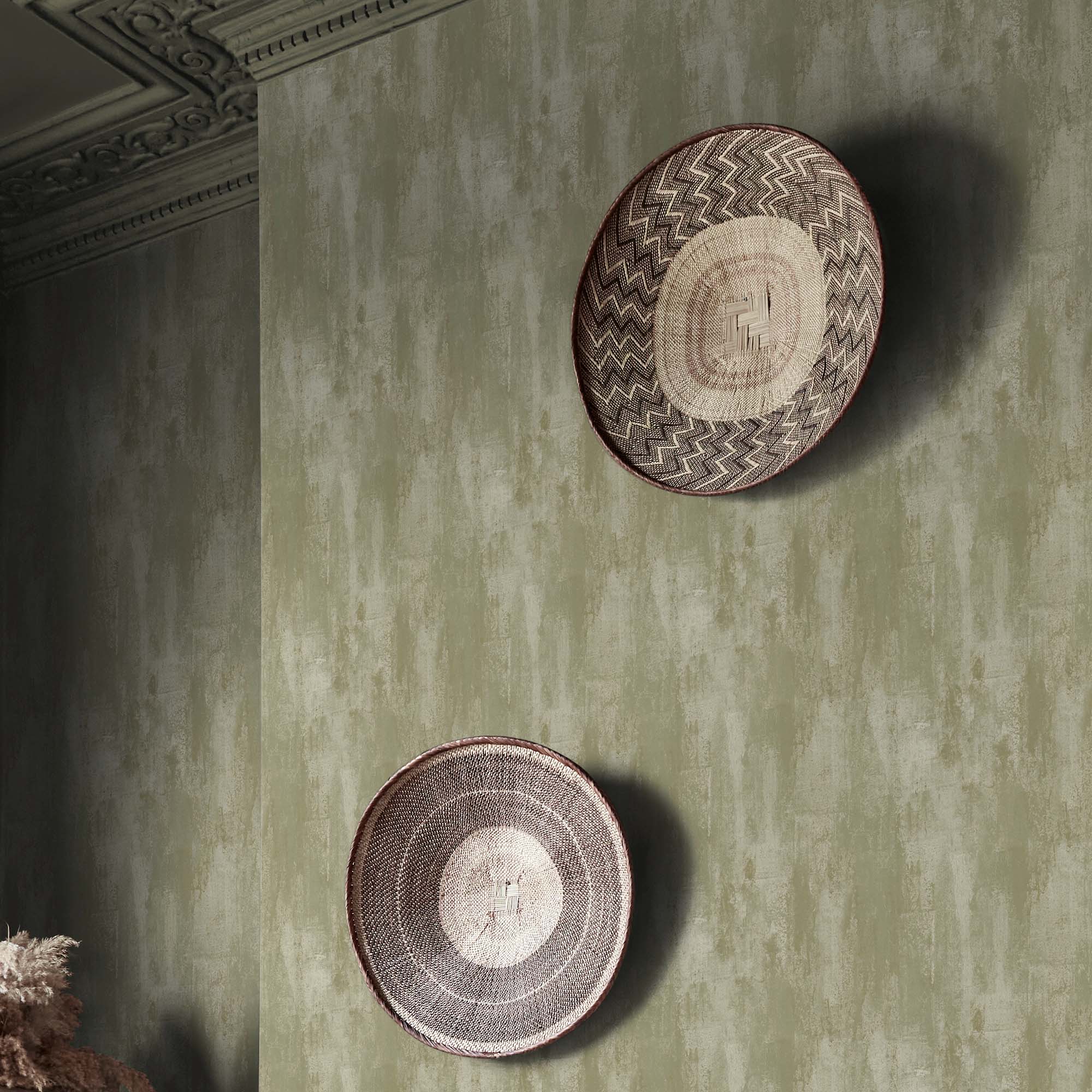 Oxidized Opulence Wallpaper, Misted Sage