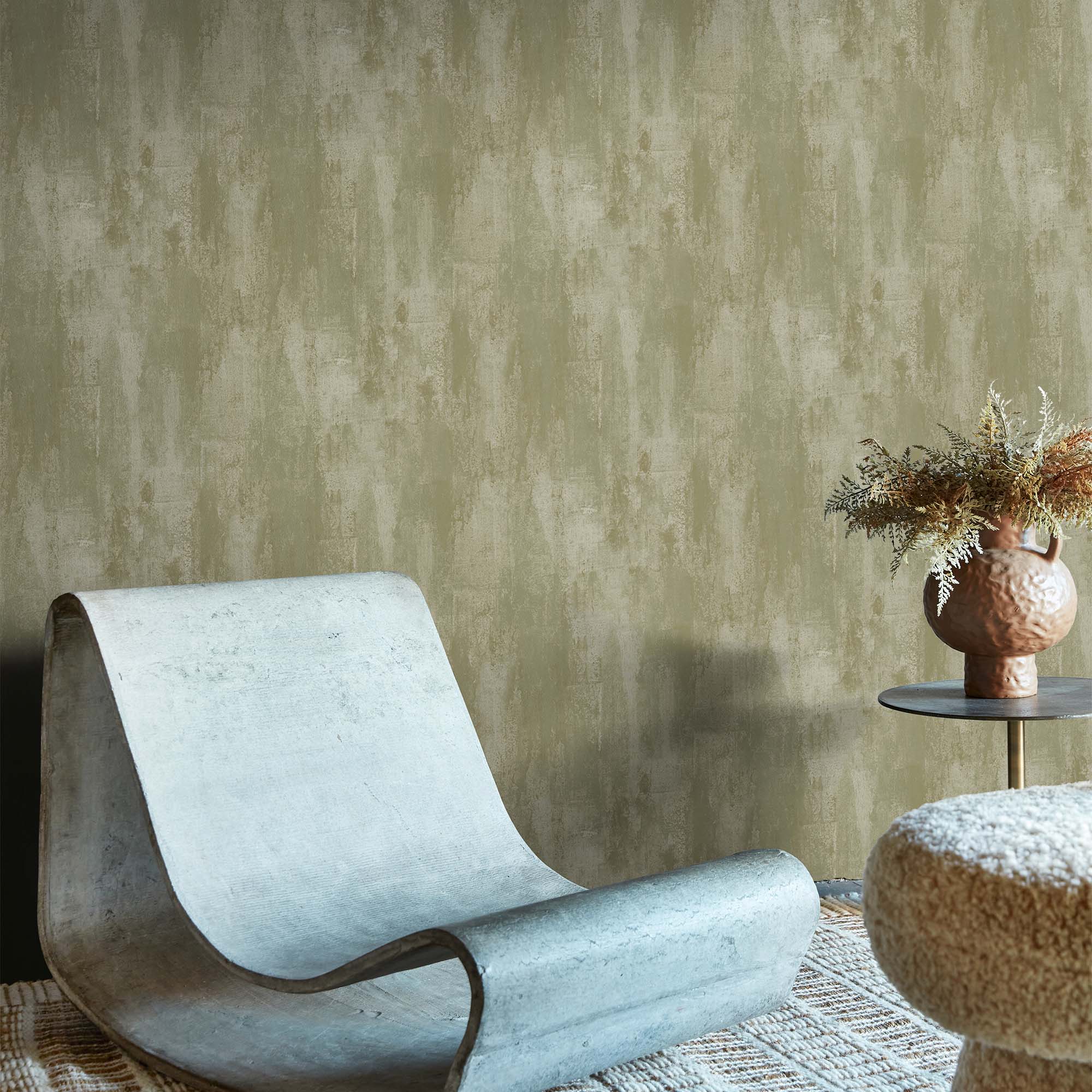 Oxidized Opulence Wallpaper, Misted Sage - Image 2