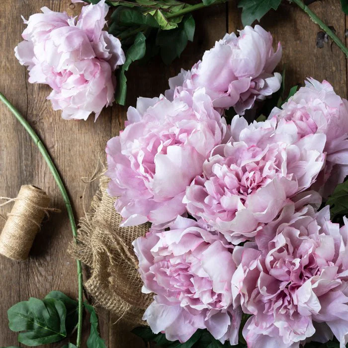 Artificial Peony Rouge - Image 4
