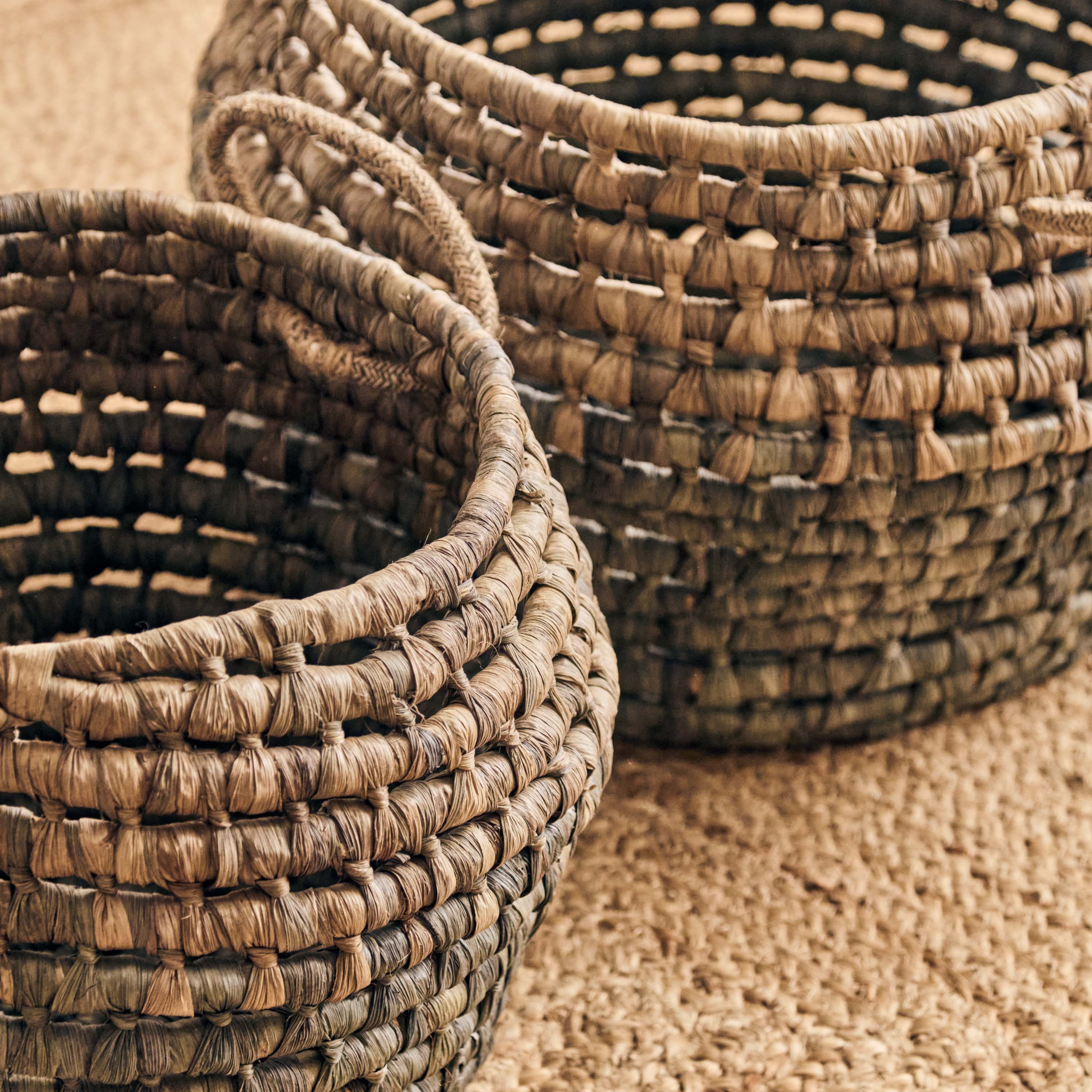 Pinebrook Woven Baskets - Set of 2 - Image 3