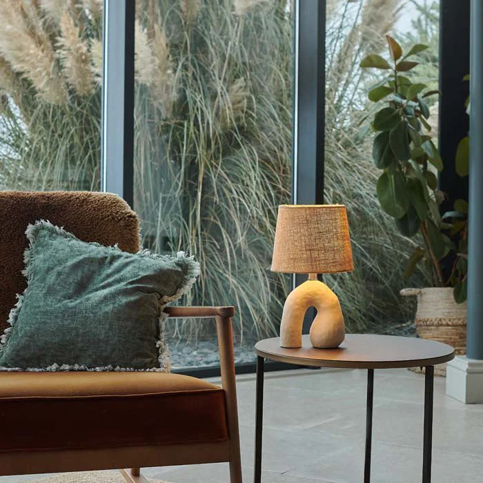 Portobello Ceramic Table Lamp, Cream - Image 3