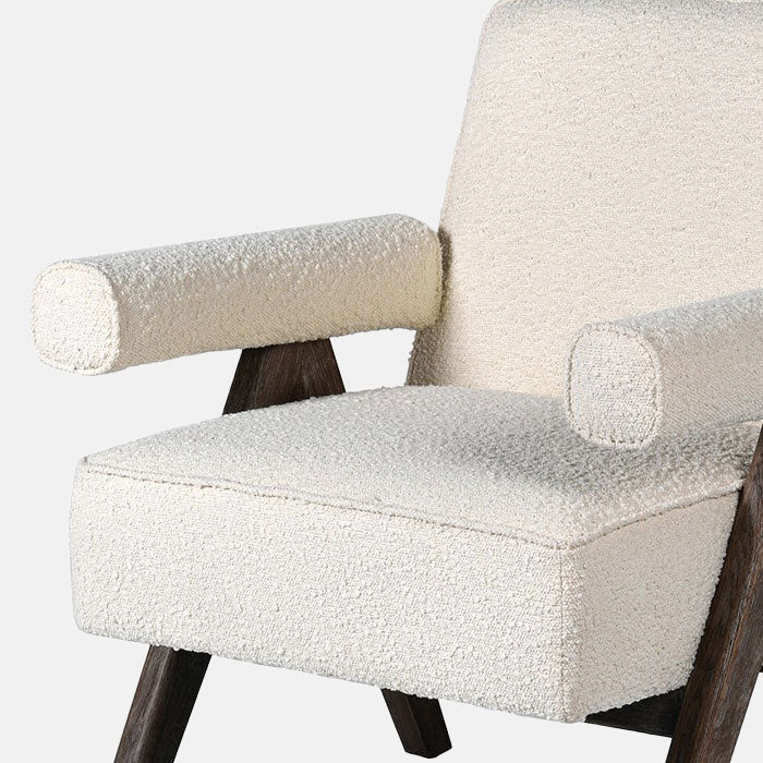 Realta Cream Boucle Armchair - Image 2