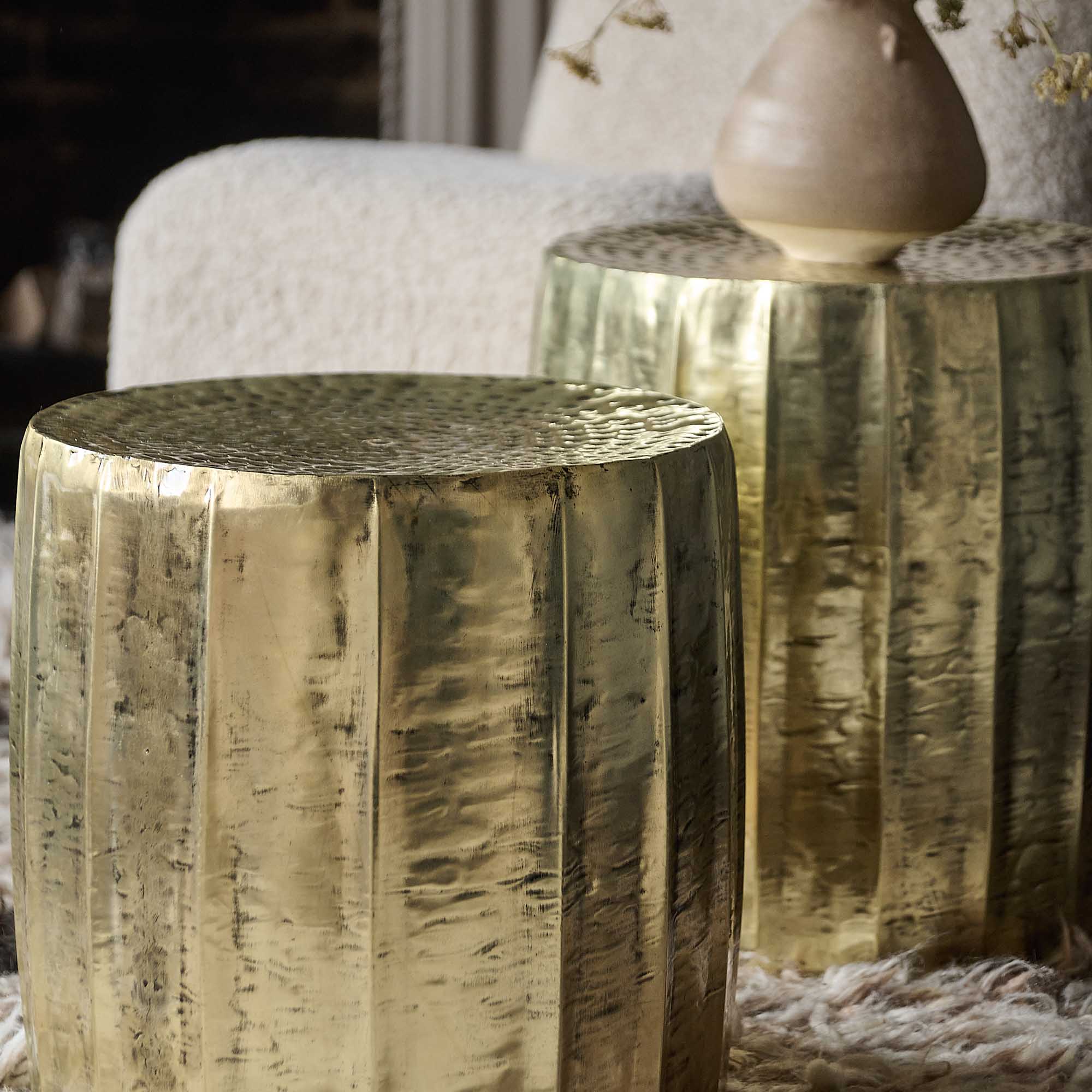 Reza Metal Stools - Set of 2 - Image 3