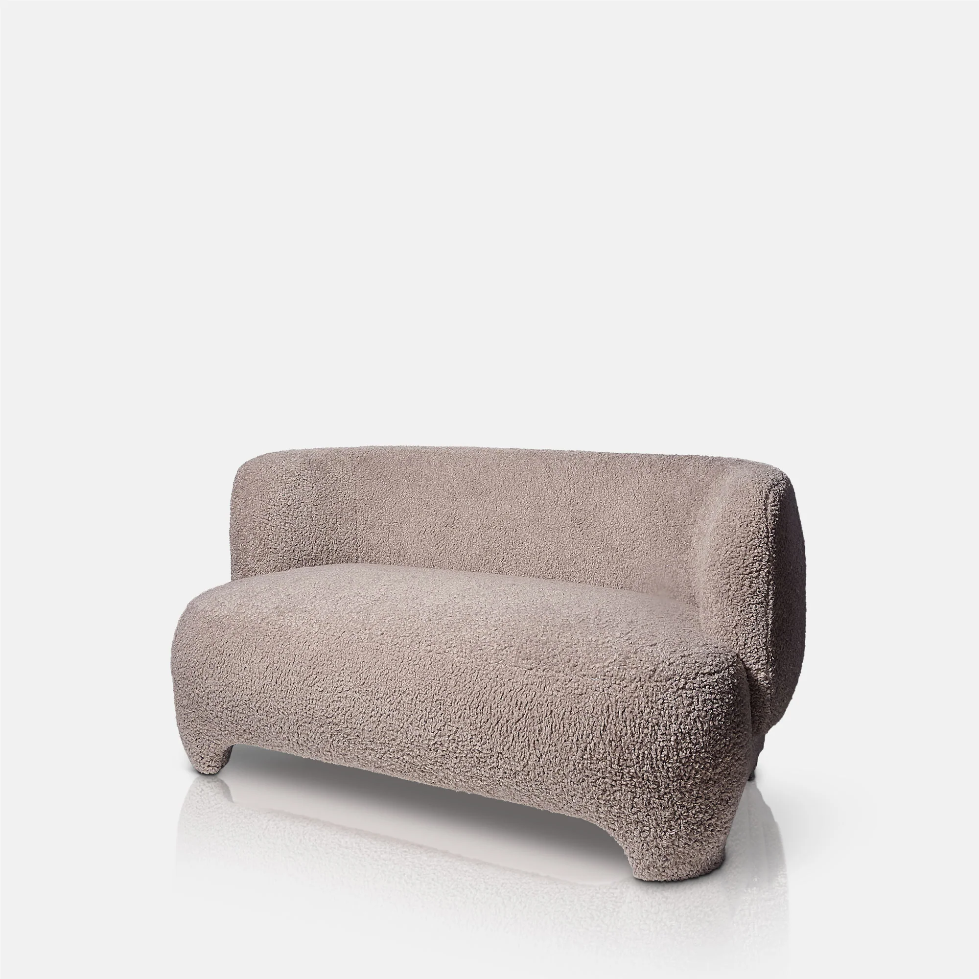 Rosali Boucle Sofa, Taupe - Image 4