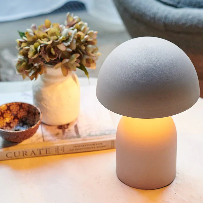 Rusper Dome Table Lamp, Cloud
