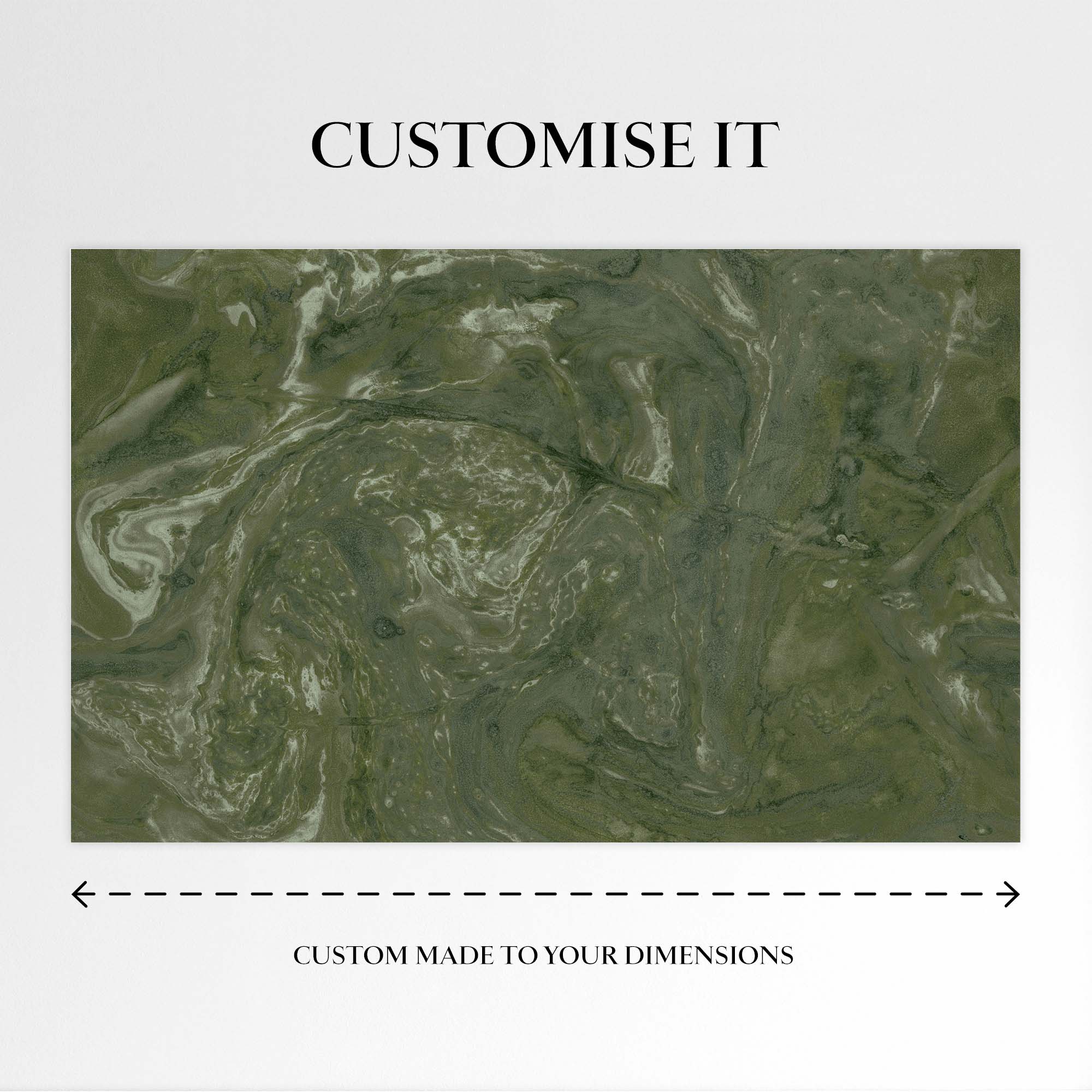 Ethereal Marble Mural, Moss - Sample Pack - Image 5