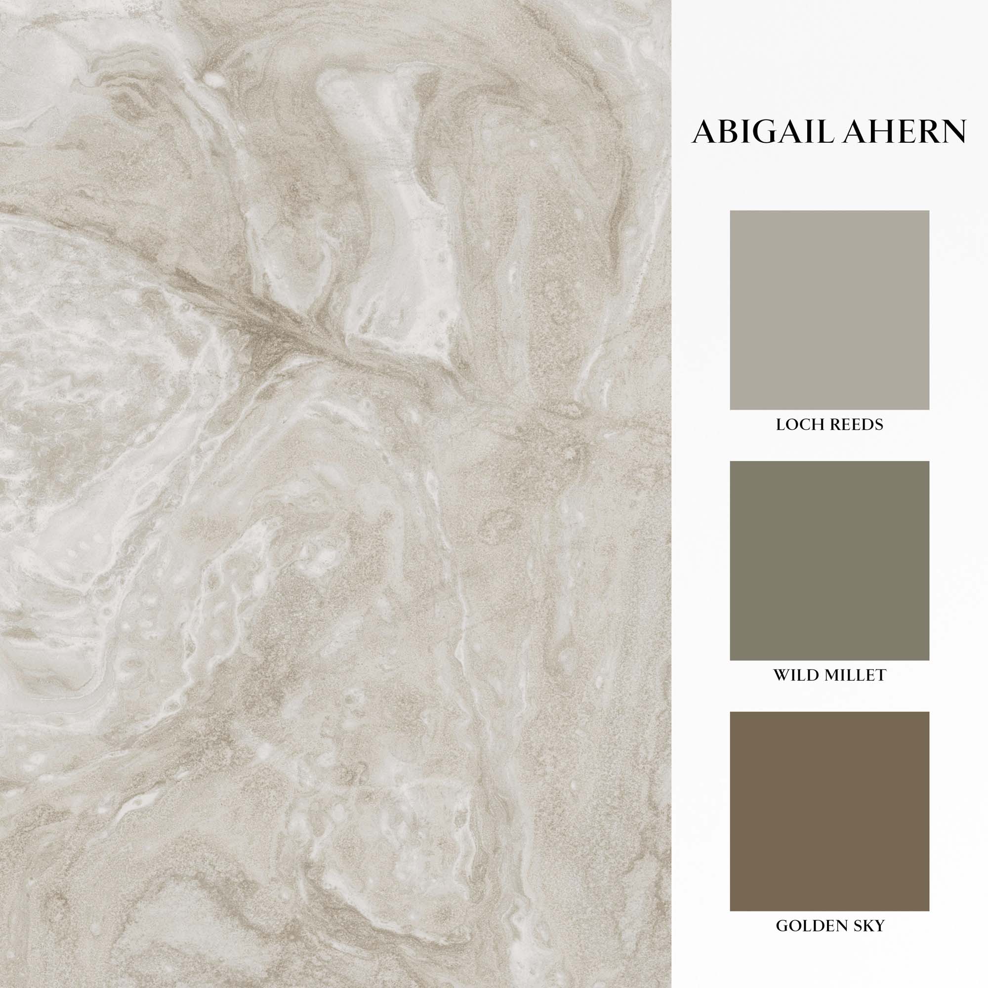 Ethereal Marble Mural, Pearl - Sample Pack - Image 3