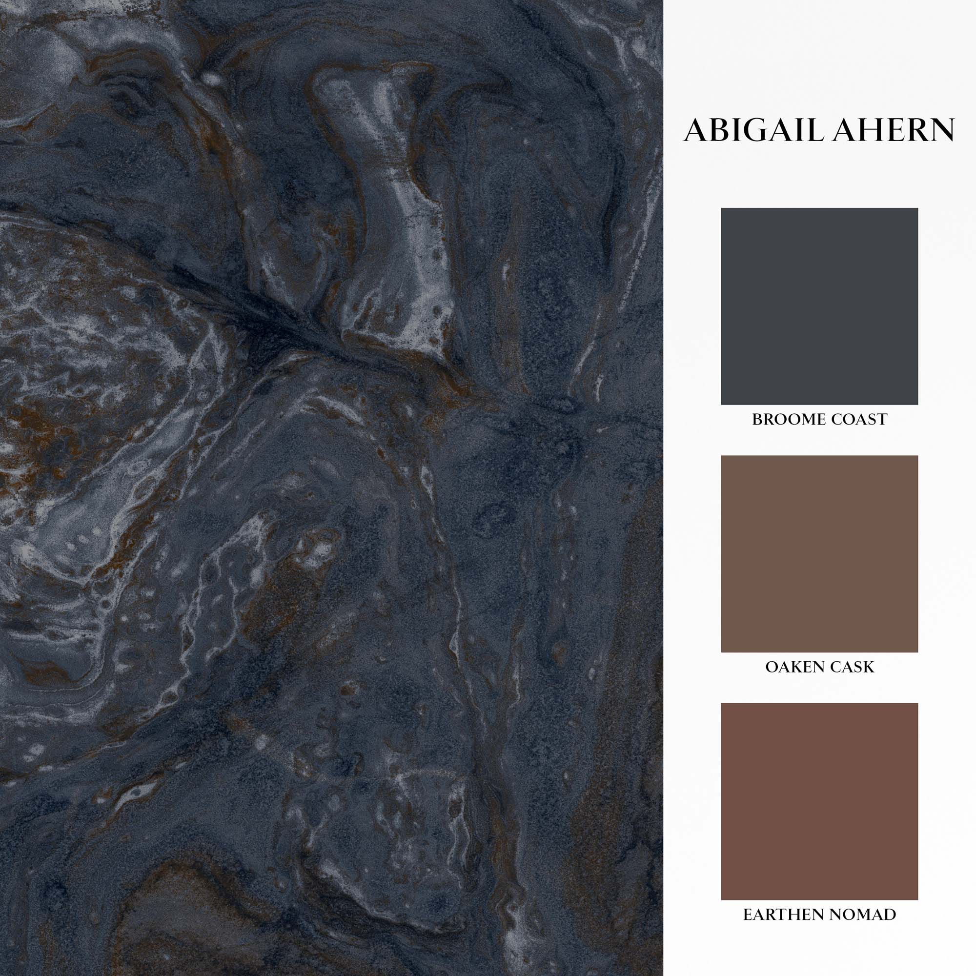 Ethereal Marble Mural, Sapphire - Sample Pack - Image 3