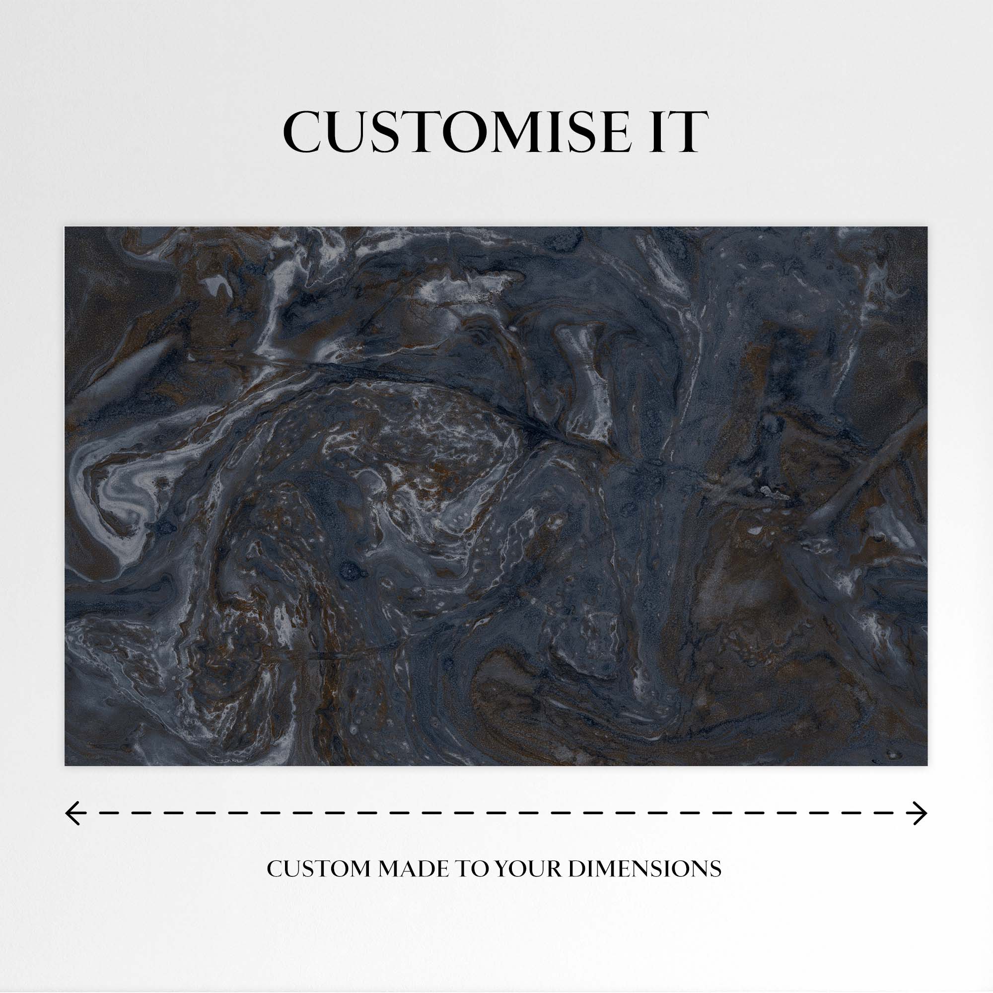 Ethereal Marble Mural, Sapphire - Sample Pack - Image 5