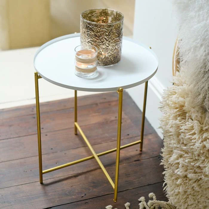 Sandford Side Table - White