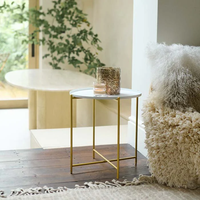 Sandford Side Table - White - Image 2