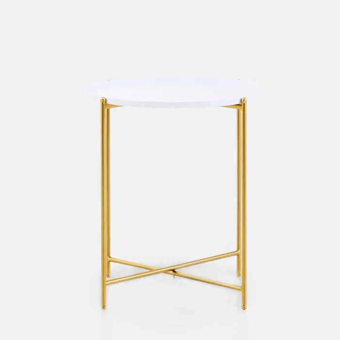 Sandford Side Table - White - Image 4