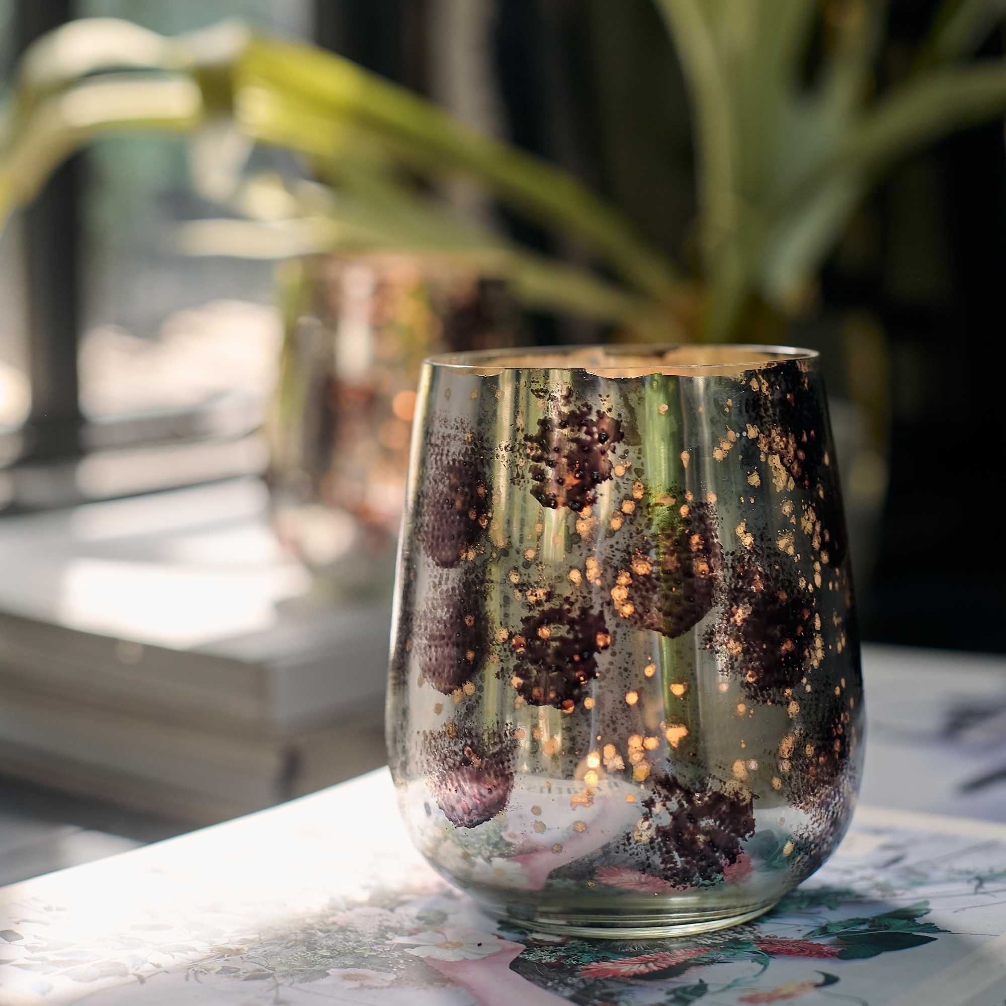 Shiro Glass Candle Holder - Set of 2