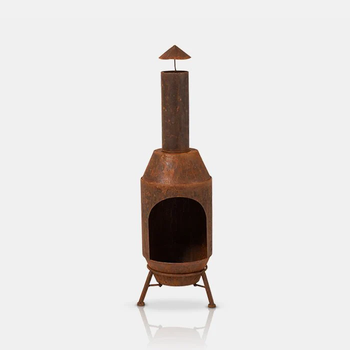 Sierra Chiminea Log Burner - Rust - Image 4
