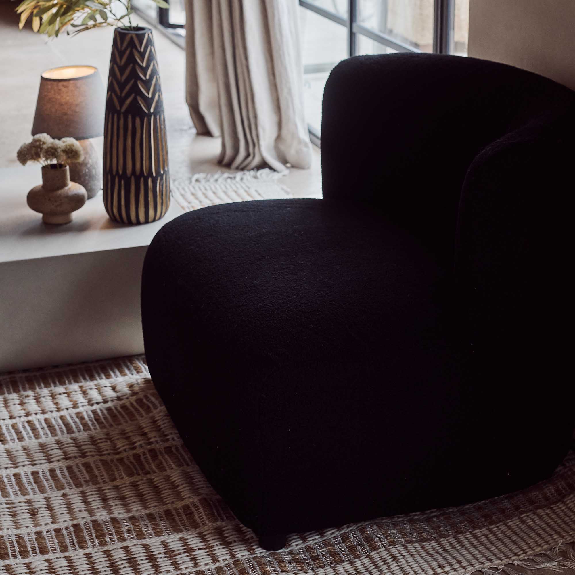 Sigmund Boucle Accent Chair