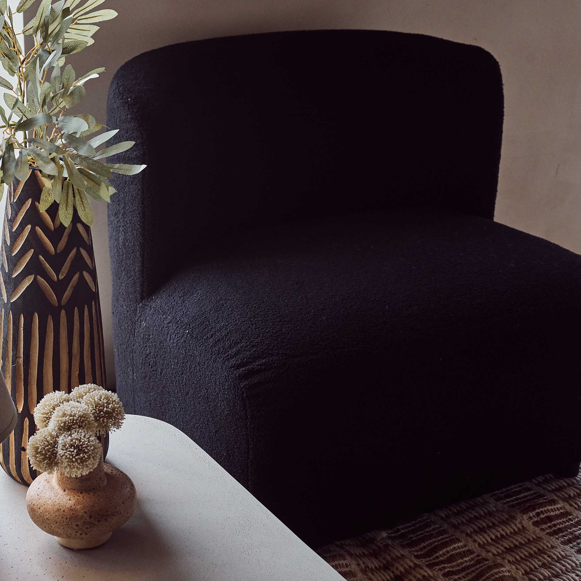 Sigmund Boucle Accent Chair - Image 3
