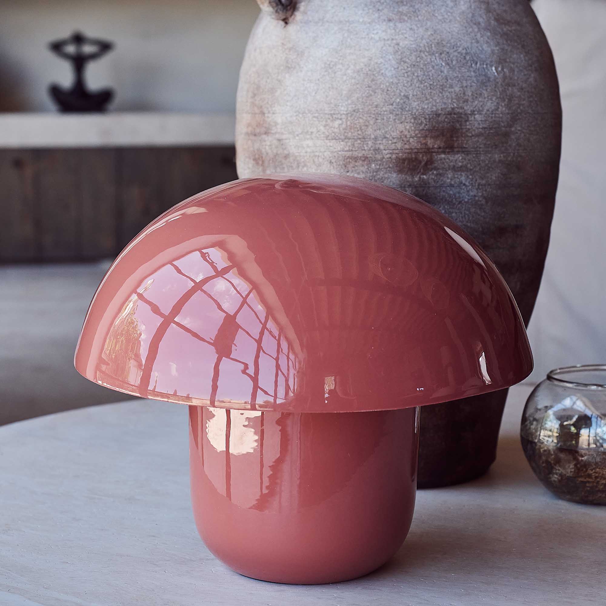 Sputnik Metal Table Lamp, Coral - Image 5