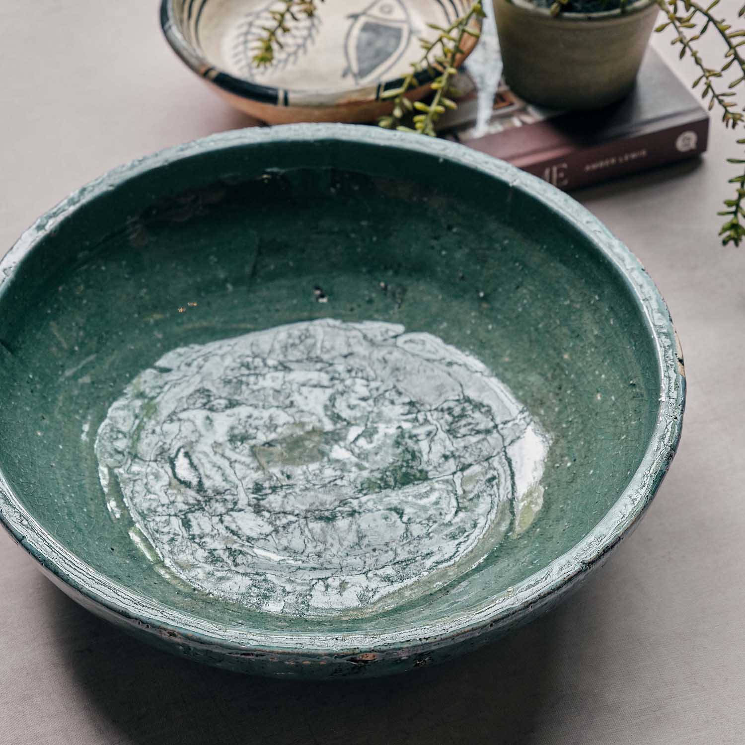 Stornoway Glazed Terracotta Bowl - Image 3
